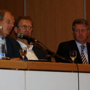 v.l.n.r.: Friedhelm Lipinski, MdB Oliver Kaczmarek (SPD), Thomas Müller (KV Westfalen/Lippe)