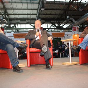 Parteitag in Berlin: Peer Steinbrück im Gespräch mit Joachim Eckardt und Oliver Bartosch (Archiv-Foto)