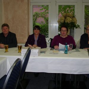 v.l.n.r. Rüdiger Weiß, Bettina Schwab-Losbrodt, Annette Mann (Vorsitzende, Petra Hartig (stellv. Vorsitzende)
