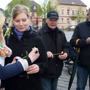 Kamener Jusos "Licht gegen das Vergessen"