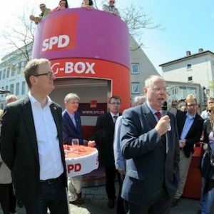 Ein Kandidat zum Anfassen