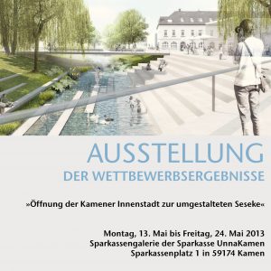 Die Wettbewerbsergebnisse werden in der Sparkassengalerie ausgestellt