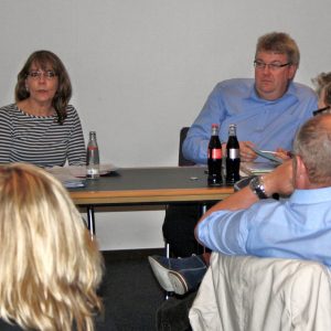 Achim Schwarz, Geschäftsführer der AWO im Kreis Unna und Marion Dyduch