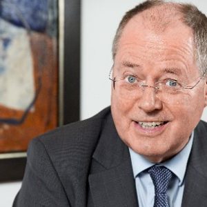 Peer Steinbrück im Interview mit Karin Nink und Lars Haferkamp