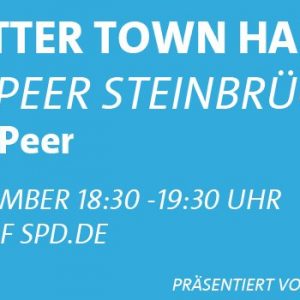Twitter Town Hall mit Peer Steinbrück #fragPeer