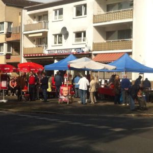Volles Haus am Infostand in Methler