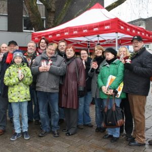 Weihnachtsaktion in Kamen-Mitte
