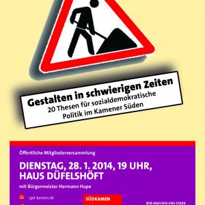 Plakat für die Veranstaltung