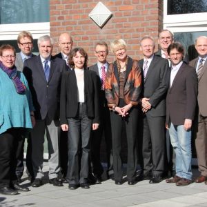 v.l.n.r .Ursula Müller, Daniel Heidler, Hermann Hupe, Jochen Baudrexl, Gisela Dahmann, Dr. Michael Dannebom, Susanne Middendorf, Jörg Mösgen, Hubertus Ebbers, Thomas Köster, Stephan Alt