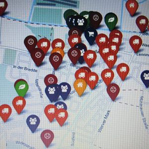 Interaktive Ideenkarte im Bürgerbeteiligungsportal